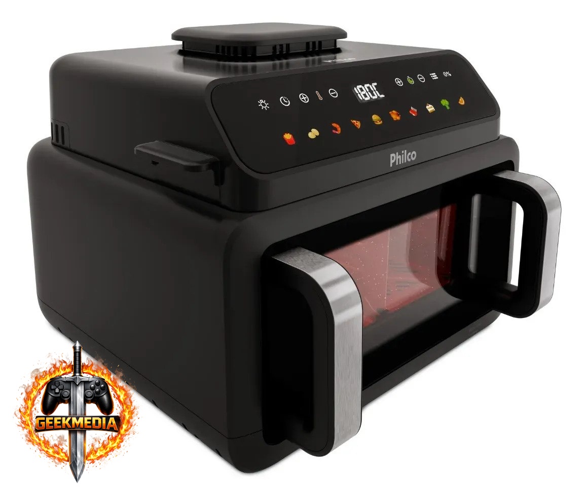 Fritadeira Air Fryer Philco Paf11c Preto Inox 127v