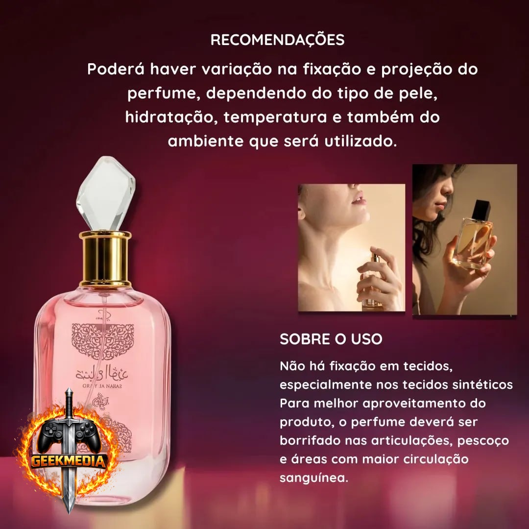 Perfume Árabe Sabah Al Ward Sugar Feminino 100ml