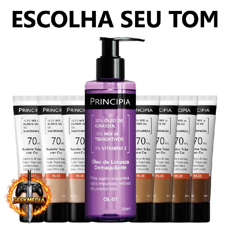Kit Limpeza Profunda Principia com Proteção