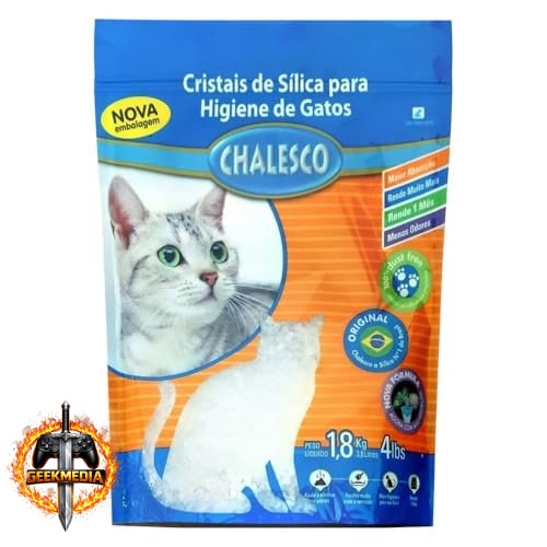 Areia Higiênica Chalesco Sílica, 1,8 kg