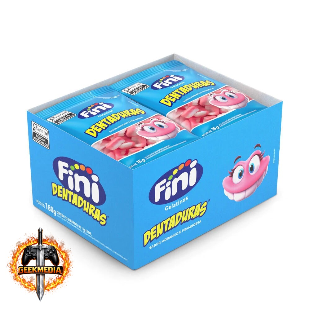 Fini Tubes Morango 12un 15g