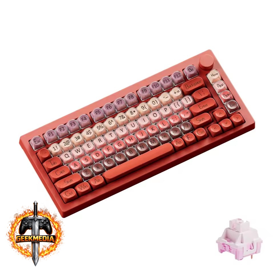 Teclado Mecânico Sem Fio Akko 5075s Akko x Veekos