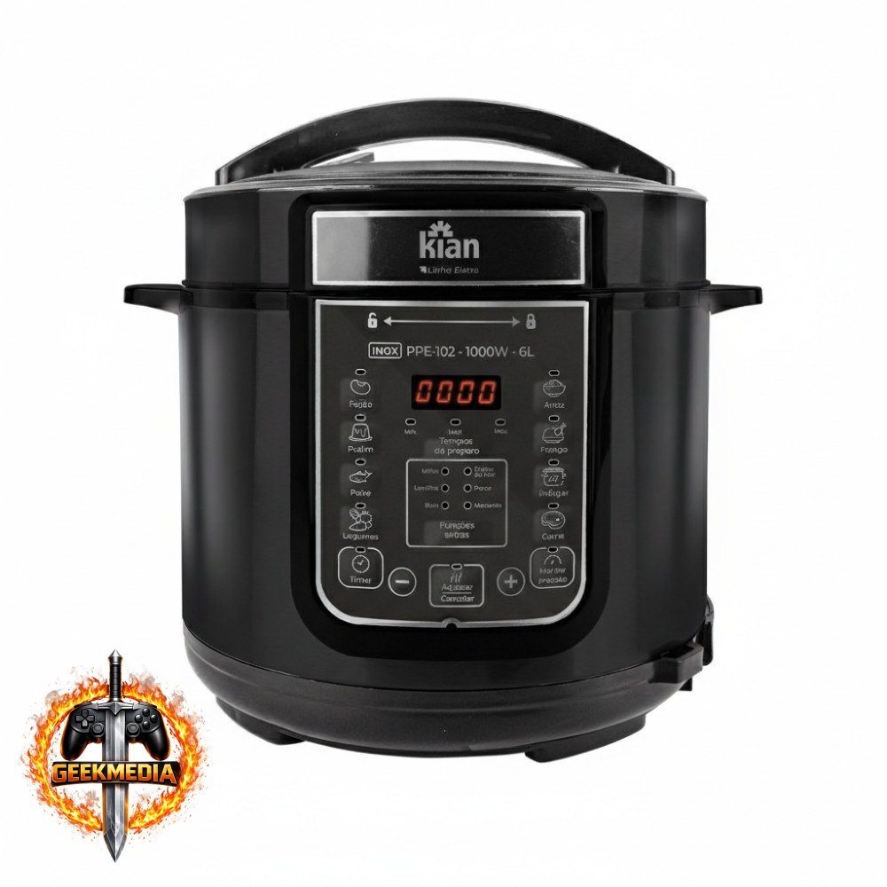 Panela de Pressão Elétrica Kian PPE-102 6L