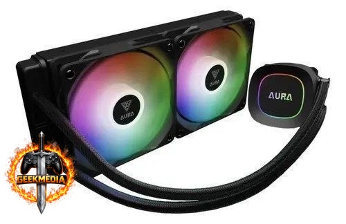 Water Cooler Gl240 Lite Aura Argb Preto Gamdias