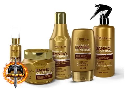 Kit Banho De Verniz Completo Brilho Extremo Forever Liss
