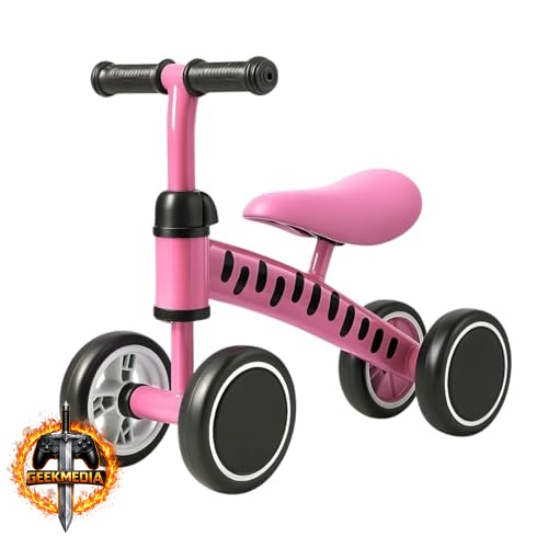 Bicicleta de Equilibrio para Crianças Rosa