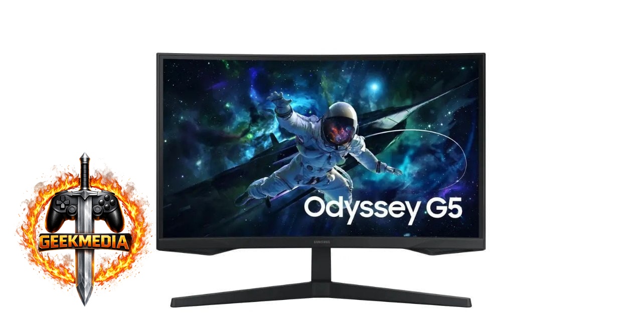 Monitor Gamer Samsung Odyssey G5, 27 polegadas, QHD, 165Hz