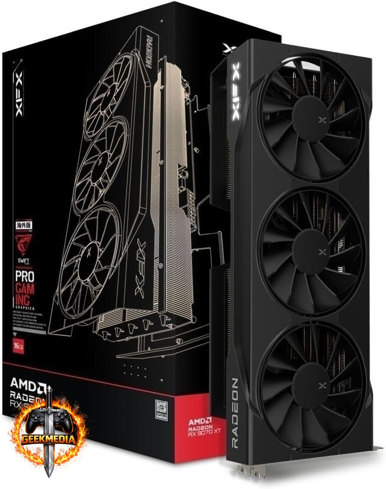 RX 9070 XT XFX Placa Gráfica Swift AMD Radeon