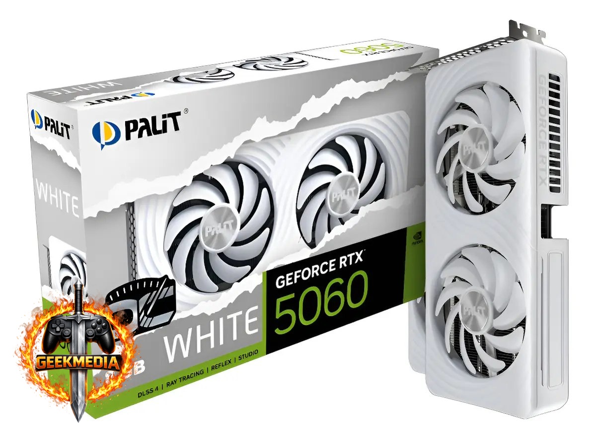 RTX 5060 White Placa De Vídeo Palit Nvidia