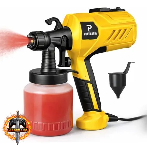 Pistola De Pintura 450w Profissional Elétrica Pulverizadora 800ml 110v