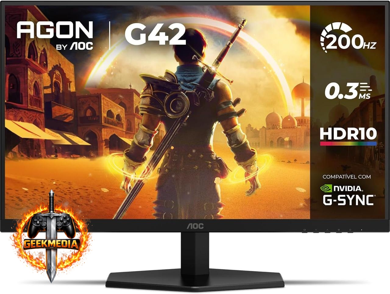 Monitor Gamer AOC AGON G42 27" 200Hz