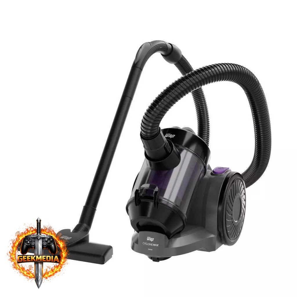 Wap Cyclone Max 1500W 2,5L - Enrolador Automático - Preto