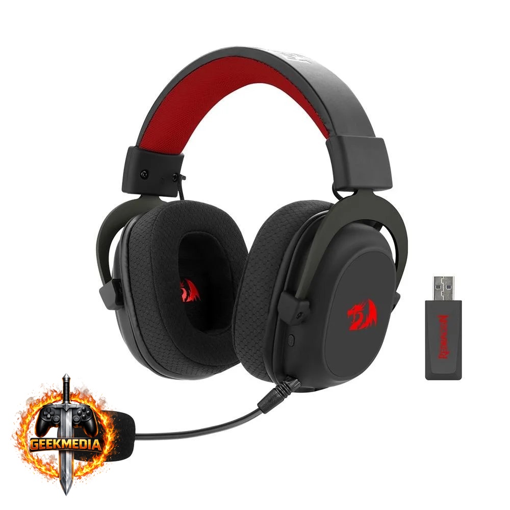 Headset Gamer Sem Fio Redragon Zeus Pro
