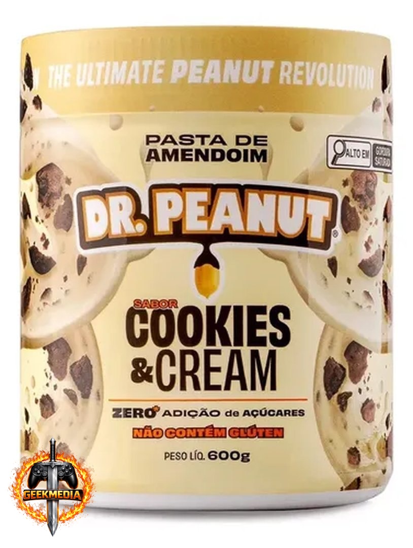 Pasta de Amendoim Dr. Peanut sabor Cookies
