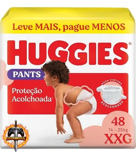 Fralda Huggies Supreme Care Roupinha XXG