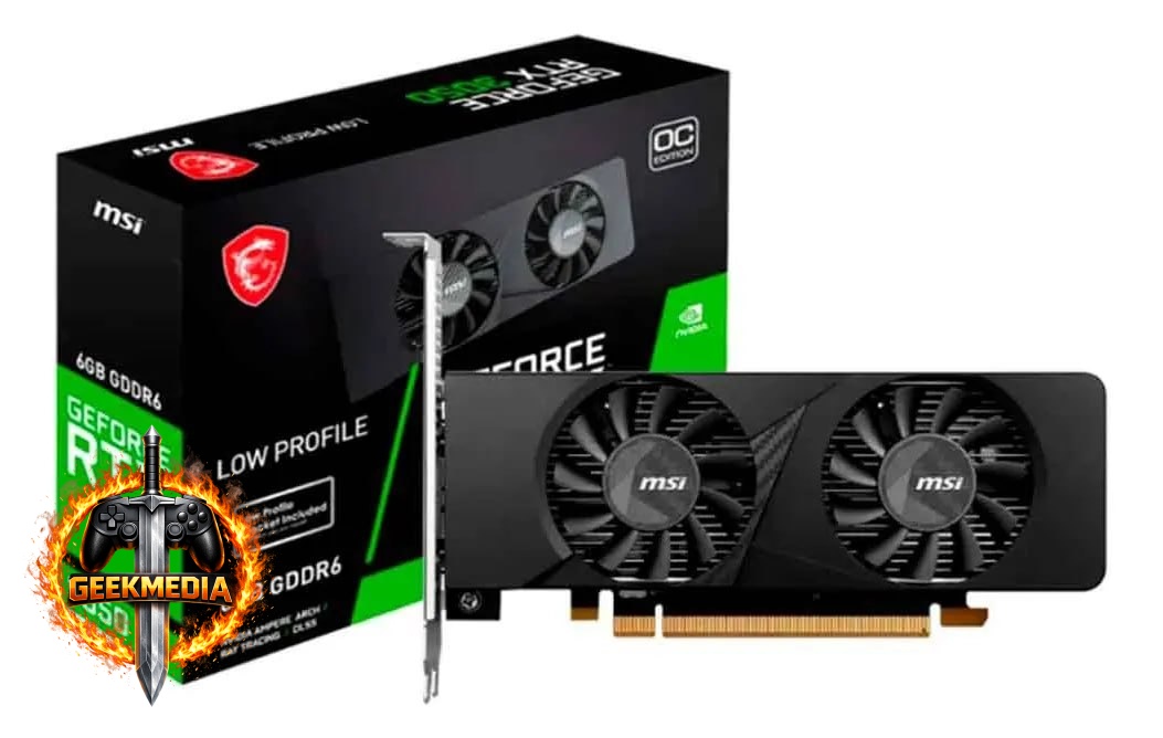 MSI GeForce RTX 3050 Low Profile 6GB GDDR6