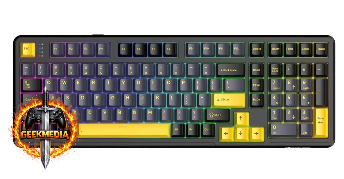 Teclado Mecânico Sem Fio Attack Shark X98