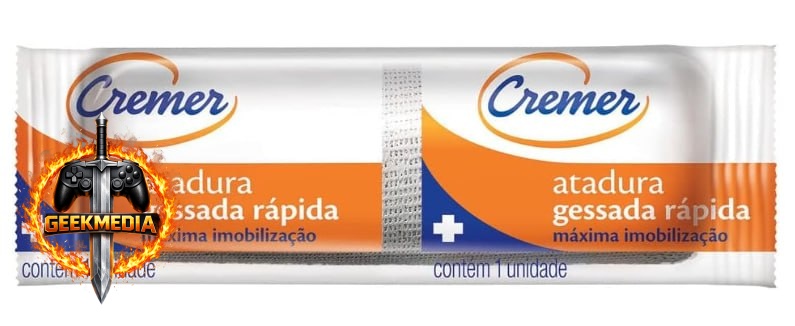 Atadura Cremer Gessada 10cm x 3m