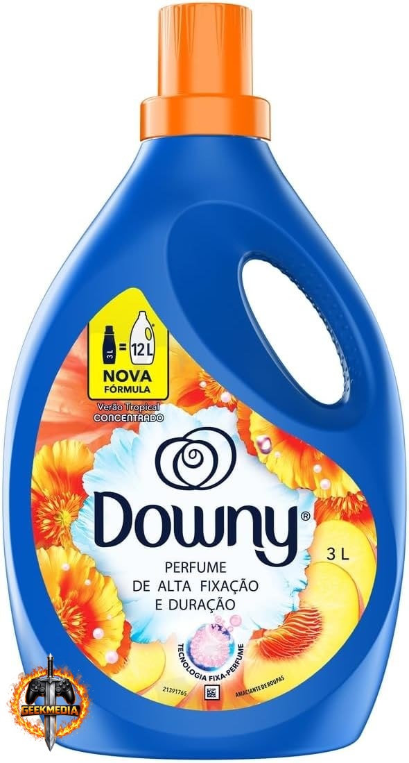 Downy Verão Tropical Amaciante Líquido Concentrado 3L