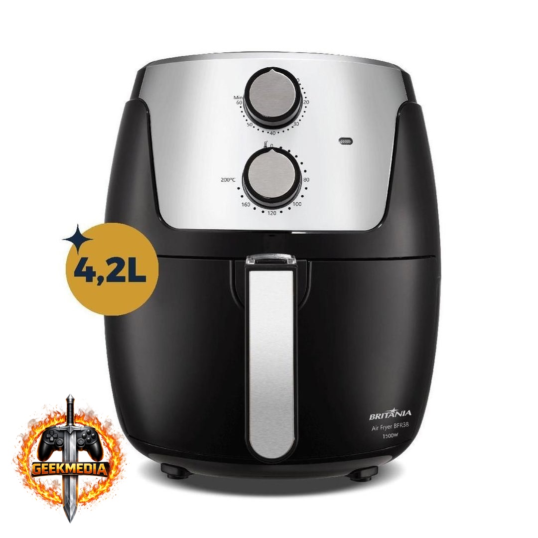 Air Fryer Britânia 4,2L Dura Mais 1500W BFR38