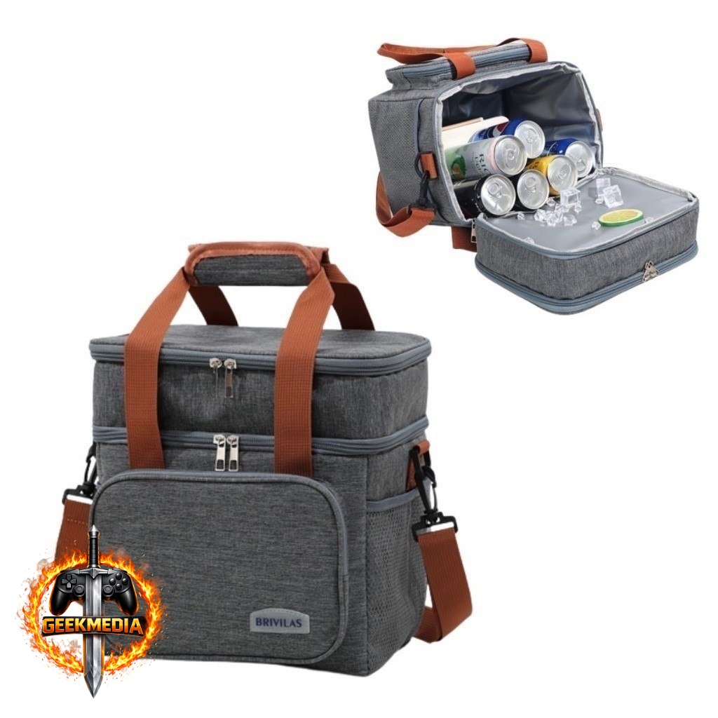 Bolsa Térmica Duas Camadas Grande Capacidade