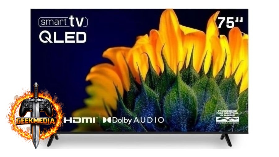 Smart TV HQ QLED 4K 50 Polegadas
