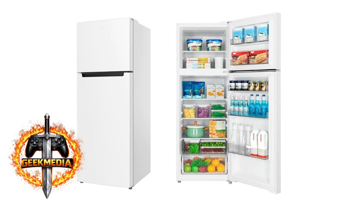 Geladeira Midea MDRT554EVF Inverter 410L