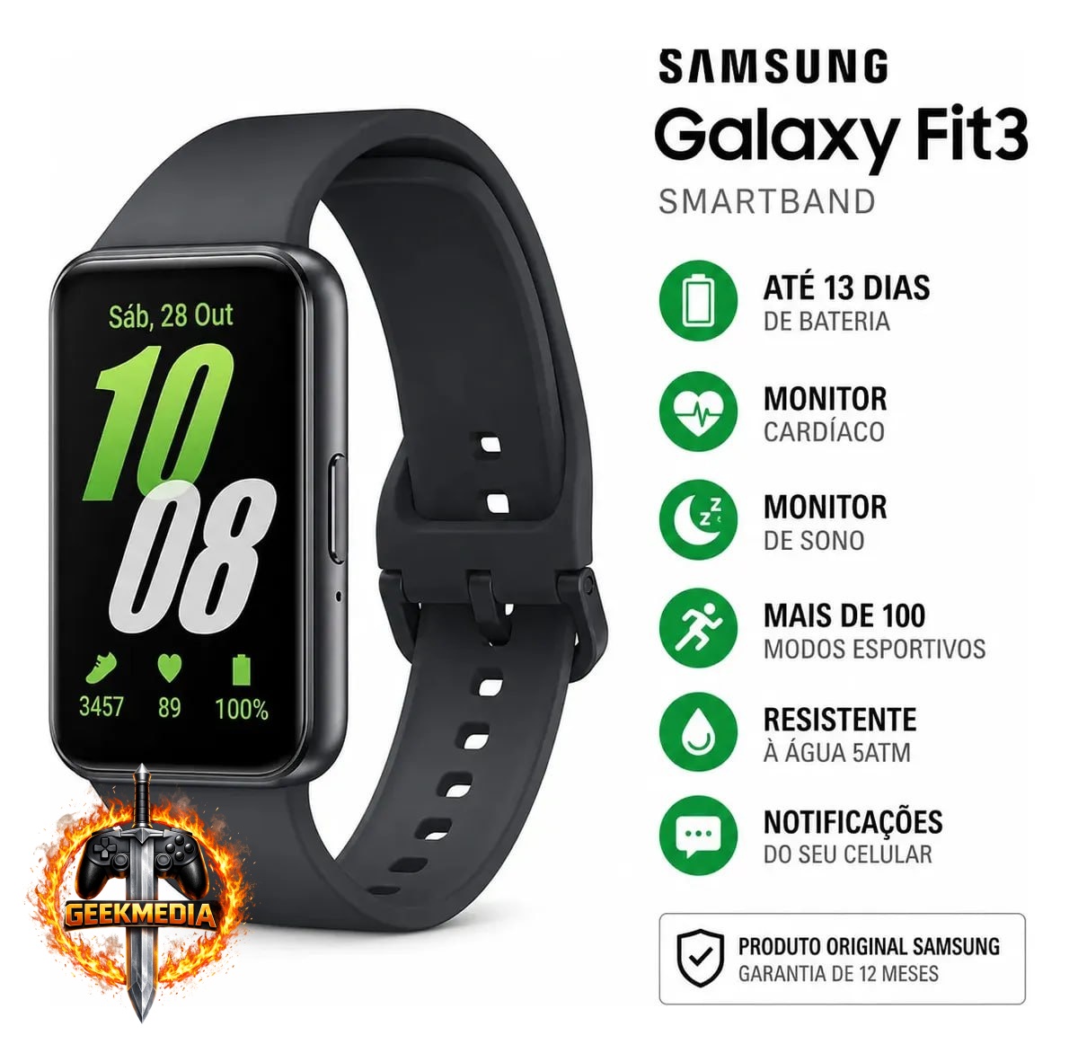 Smartband Samsung Galaxy Fit3