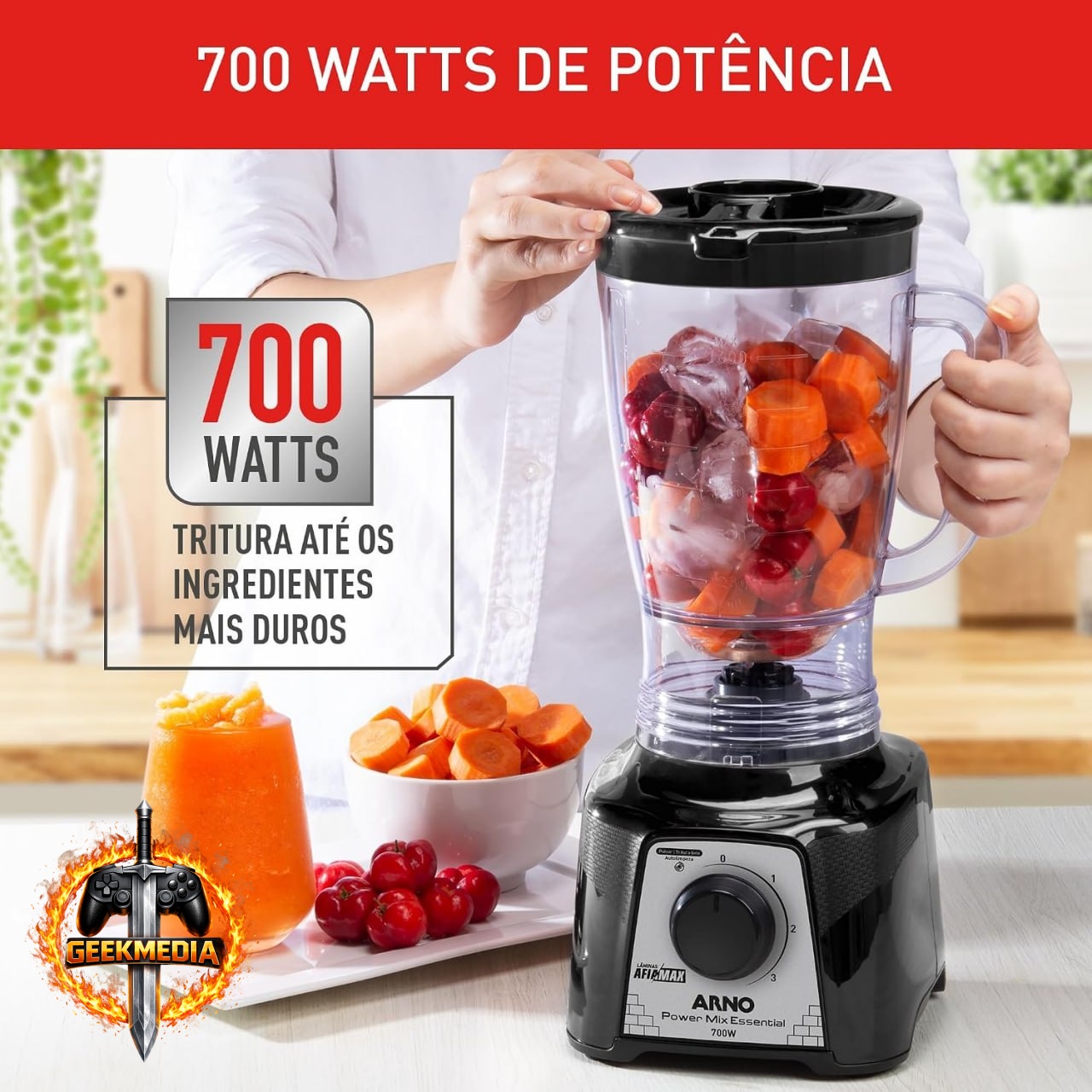 Liquidificador Arno Power Mix 700W LQ19