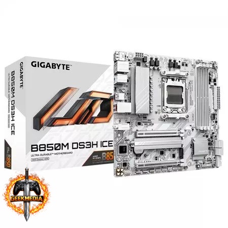 Placa Mãe Gigabyte B850M DS3H ICE