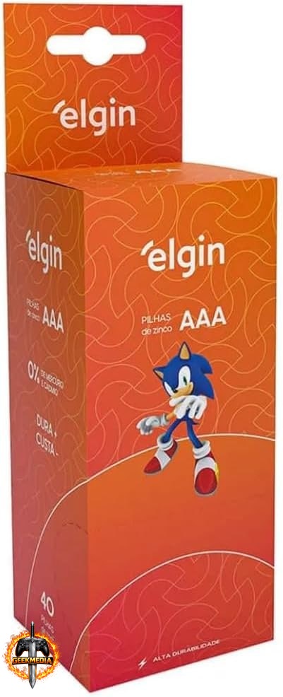 Elgin Pilha AAA com 40 unidades - Zinco Palito