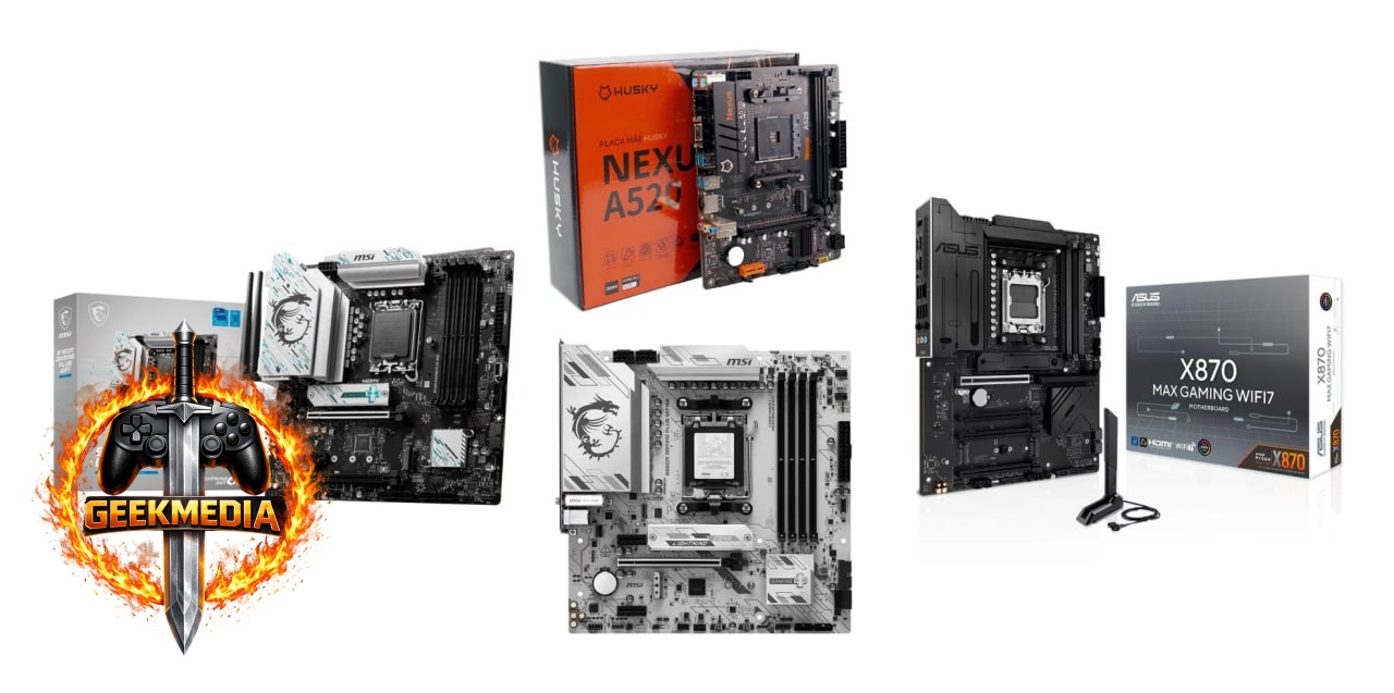Placas-mãe com 20% OFF no KaBuM