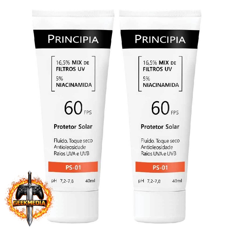 Kit Duo Protetor Solar Facial Principia FPS 60