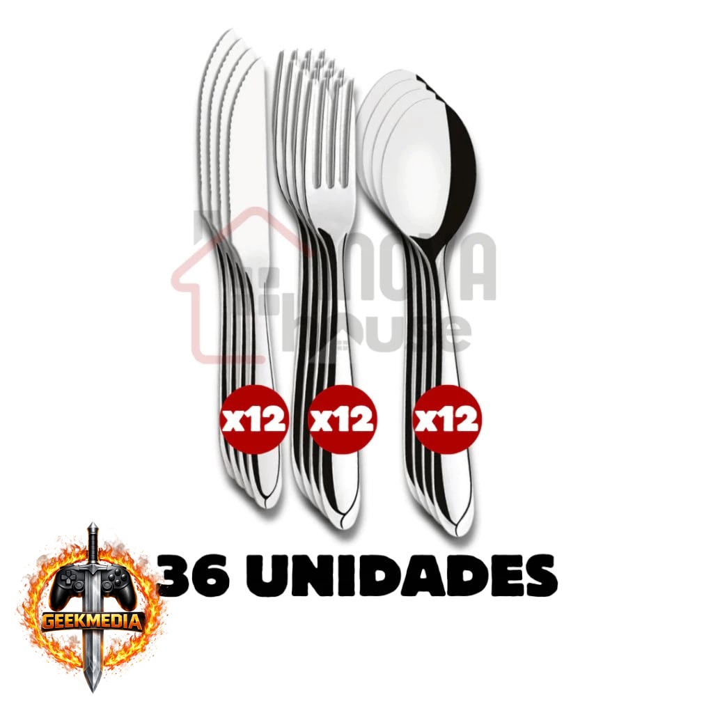Jogo de Talhares Inox