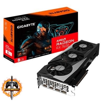 Placa de Vídeo Gigabyte RX 7600 GAMING OC 8G