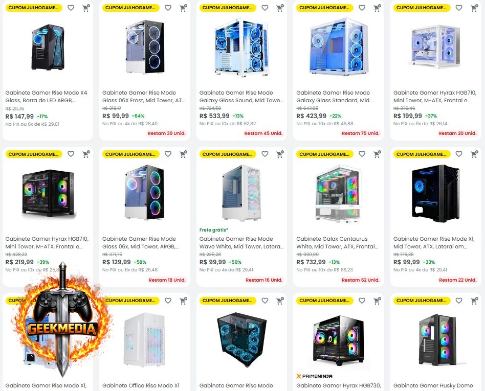 Gabinete com 25% de Desconto