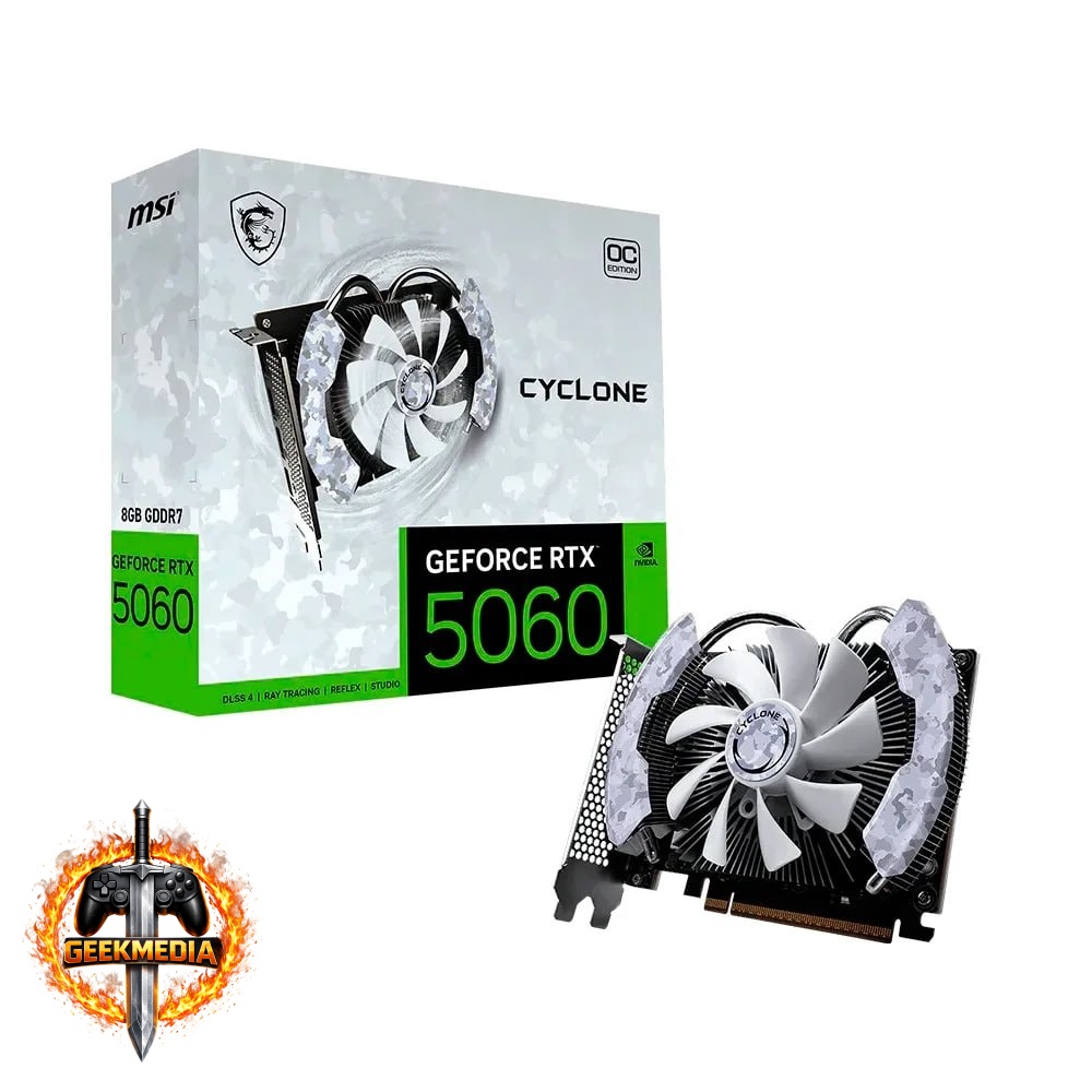 Placa de Vídeo MSI RTX 5060 Cyclone OC