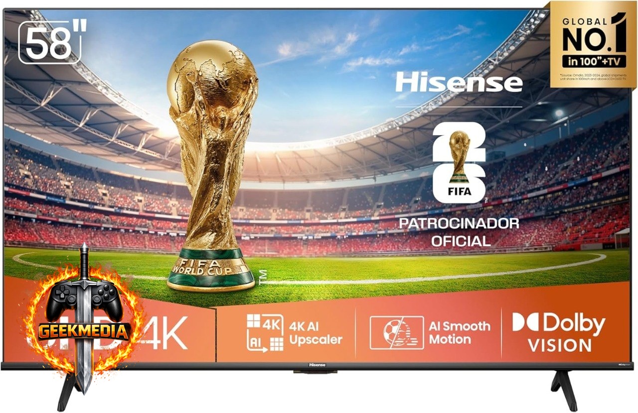 Hisense Smart TV 4K 58" Polegadas 58A6NV