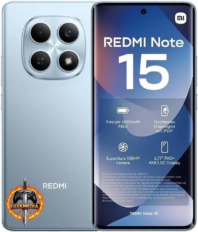 Xiaomi Redmi Note 15 256GB 8GB RAM Azul