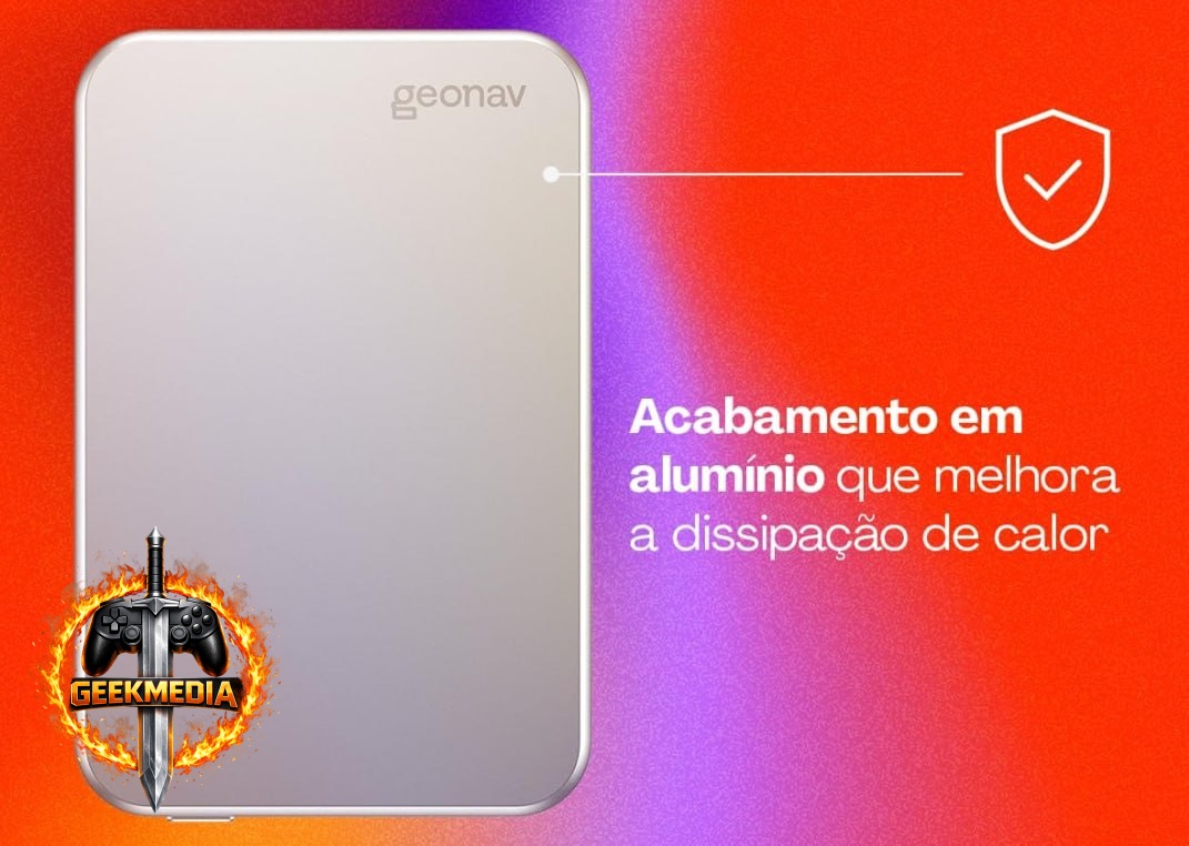 Geonav Power Bank Carregador Portátil Universal