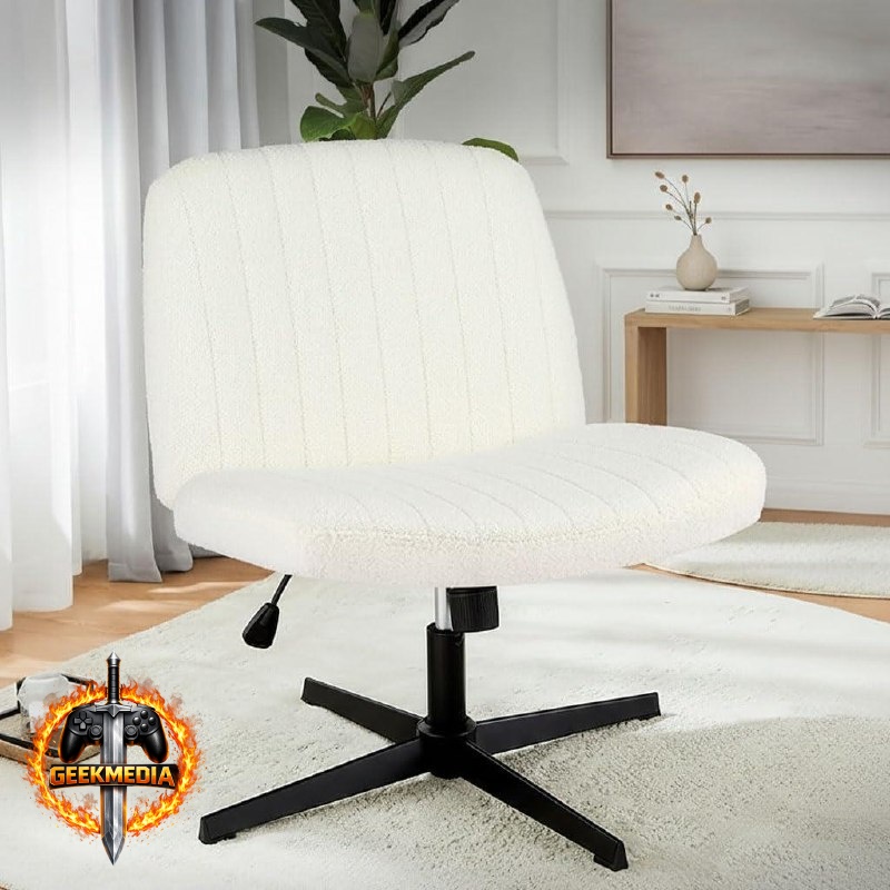 Cadeira de Escritório DT3 Dolly Bouclé Cream