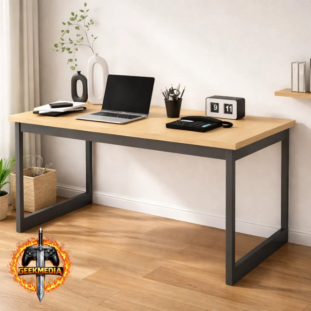 Mesa Escritório Industrial 150x60 Reforçado Ferro