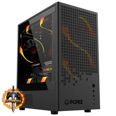 Gabinete Gamer PCyes Ozara Black Vulcan
