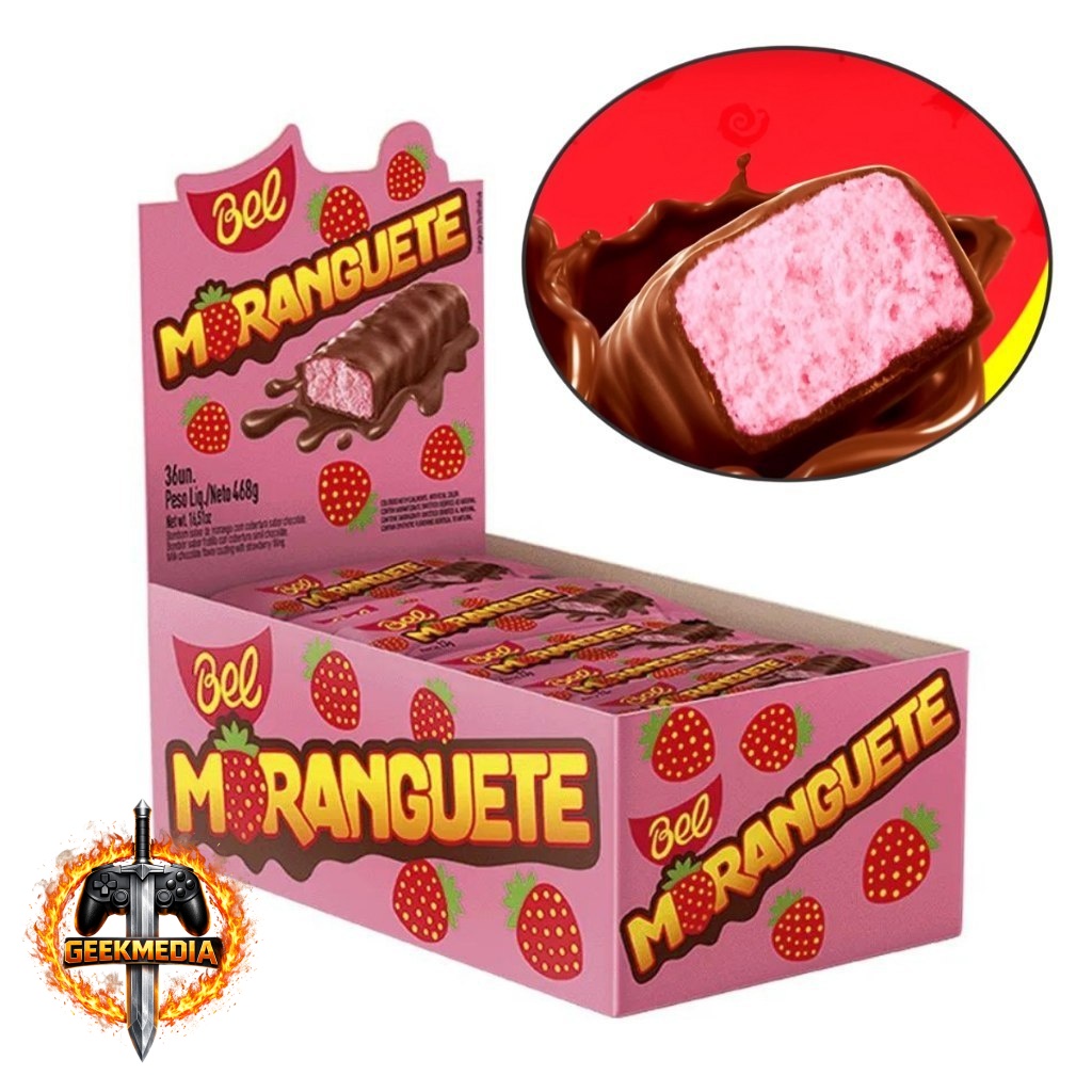 Chocolate Moranguete 468g C/36 Unidades Bel