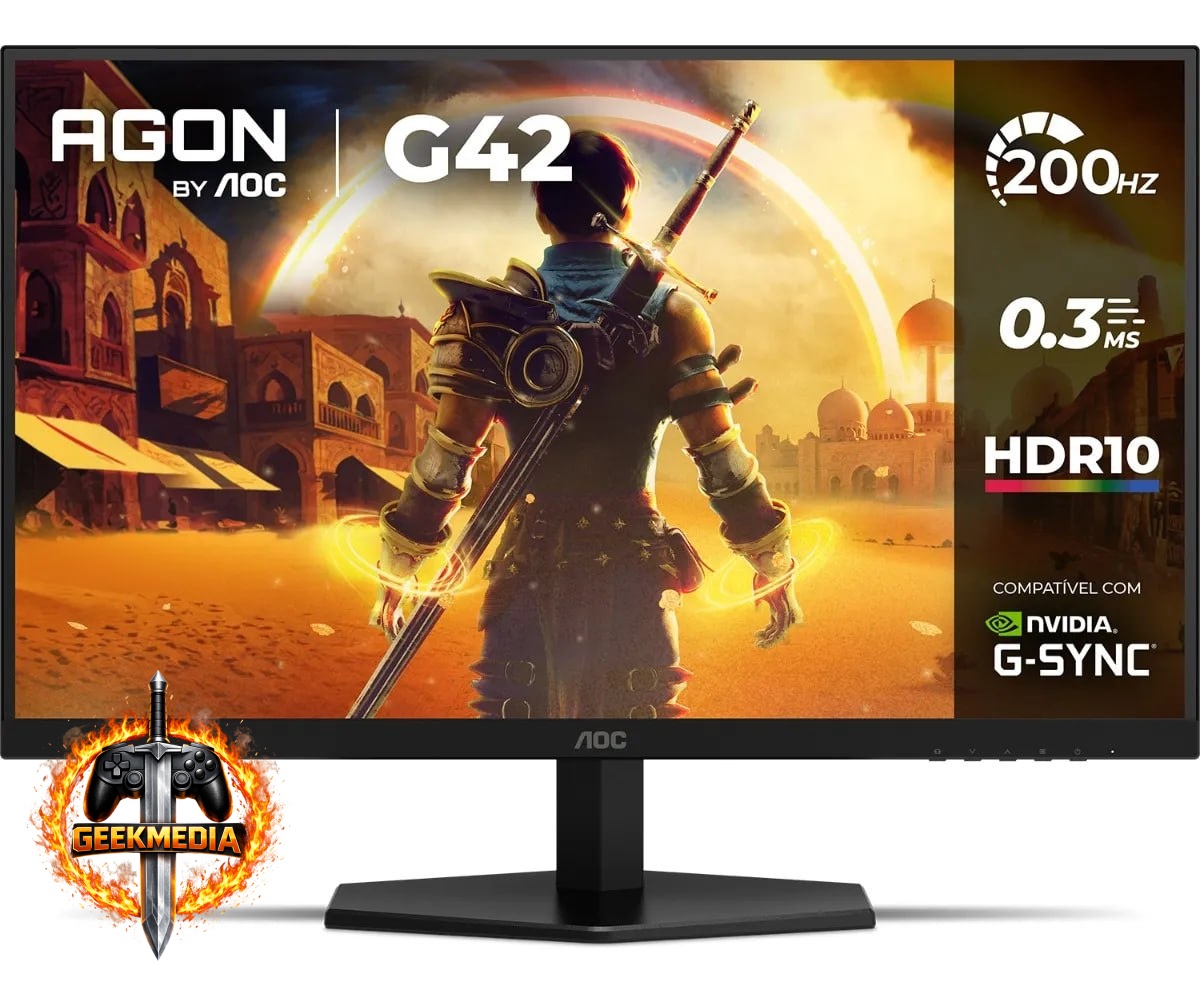 Monitor Gamer AOC AGON G42 27" 200Hz 0,3ms IPS