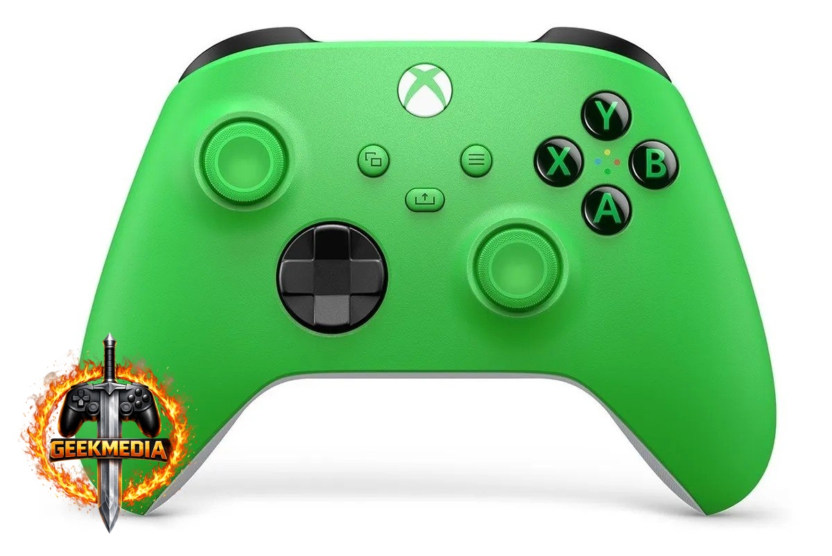 Controle Sem Fio Microsoft Xbox Series XS Velocity Green