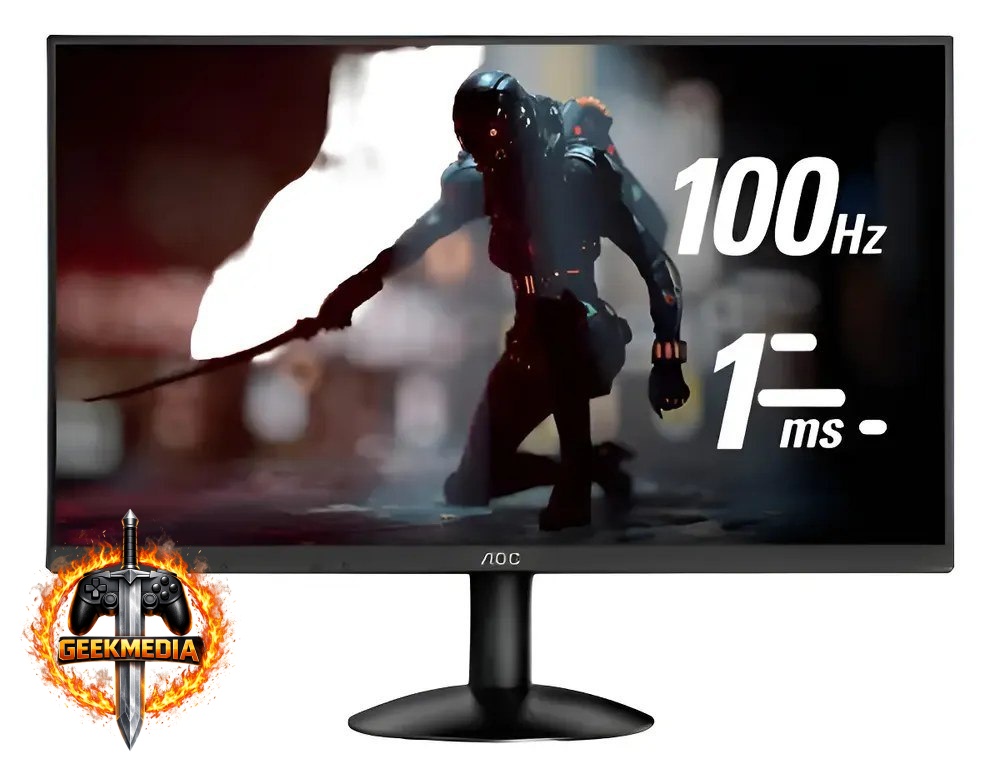 Monitor Gamer 24'' Aoc 24b30hm2 Fuul Hd 100hz Preto