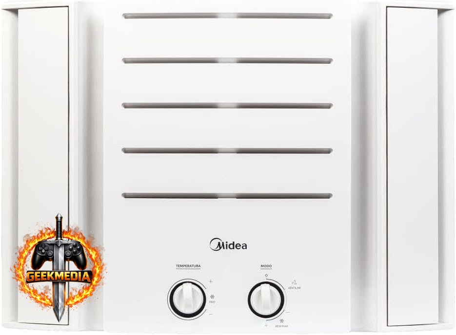 Midea Ar-condicionado Janela Mecânico Frio 7.500 BTUs 220V