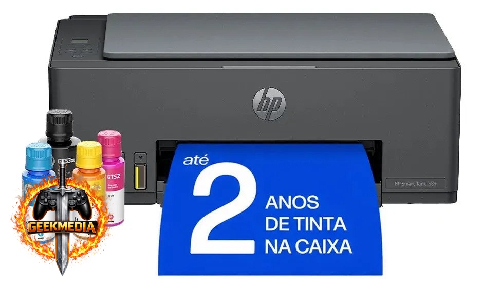 Impressora Multifuncional HP Smart Tank 584