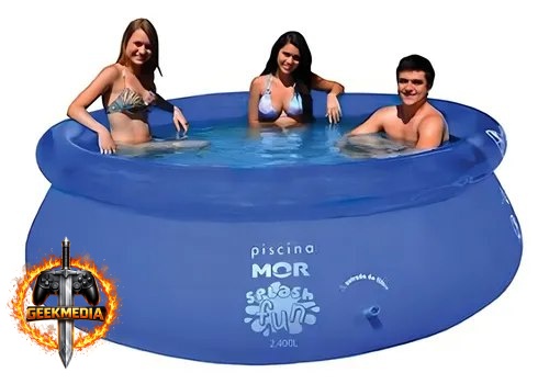 Piscina Inflável Redonda Mor Splash Fun 2.400 Litros